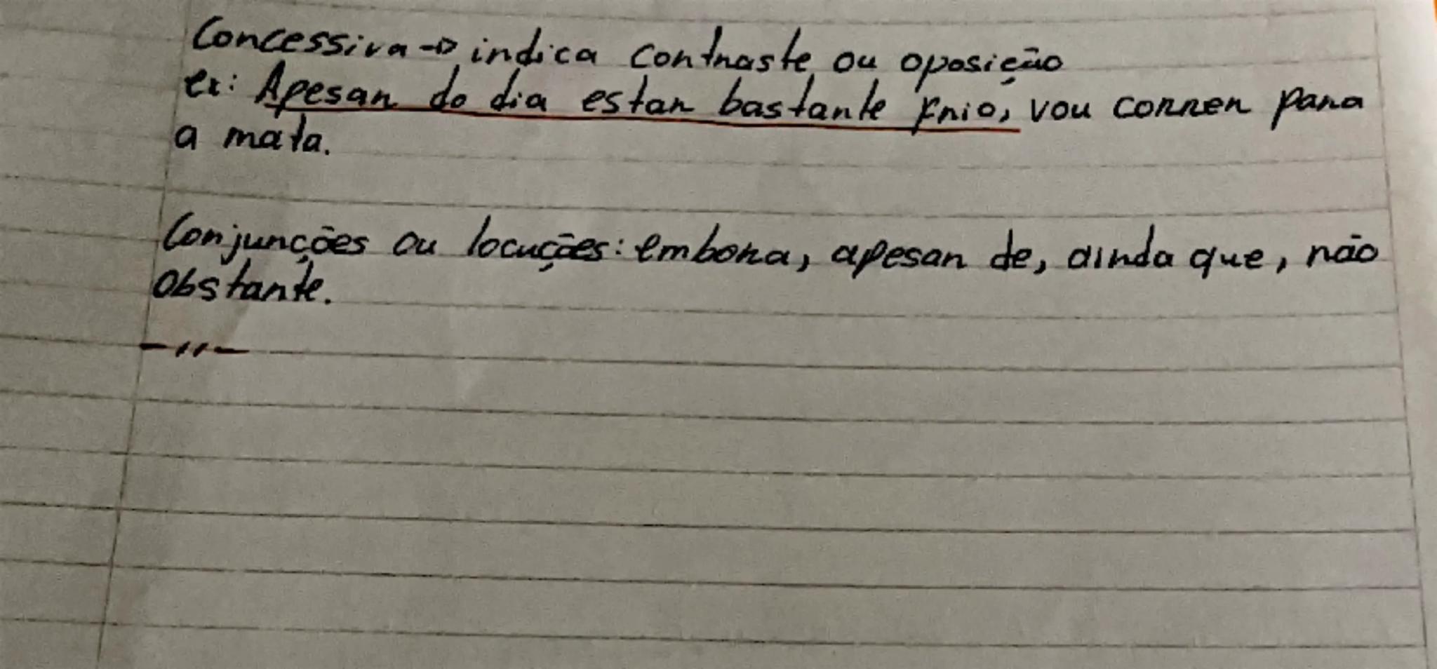 # Orações Coordenadas

- Estabelecem relações entre si sem dependerem uma da outra.

Sindética → tem uma conjunção ou locução
Assindética → 