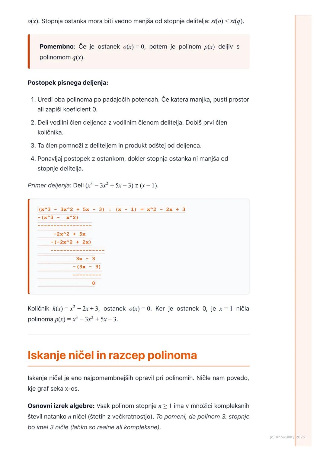 # Polinomi in njihove lastnosti

Uvod v polinome

Polinomi so ene od osnovnih funkcij v matematiki. So v bistvu posplošitev
linearnih in kva