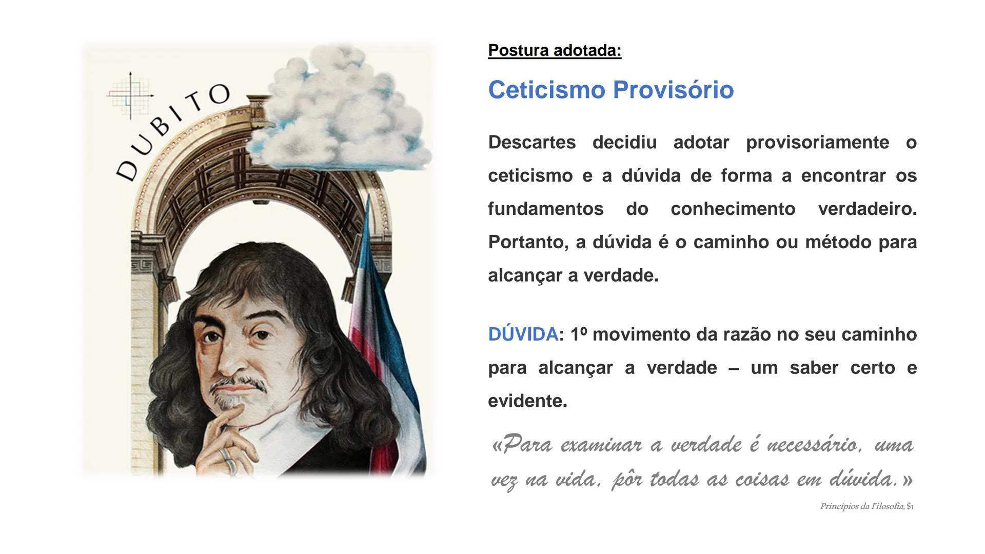 Filosofia - 11º Ano
Ano Letivo 2023/2024

DÚVIDA

METÓDICA

Sara Raposo
Carlos Pires

Prof. Daniela Morais
Análise Comparativa de duas Teori
