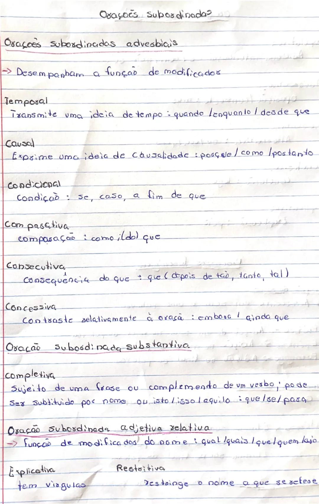 Oraçoes Subordinadas
Oraçoes subordinadas adverbiais
→Desempanham a função de modificador
Temporal
Transmite uma ideia de tempo : quando len