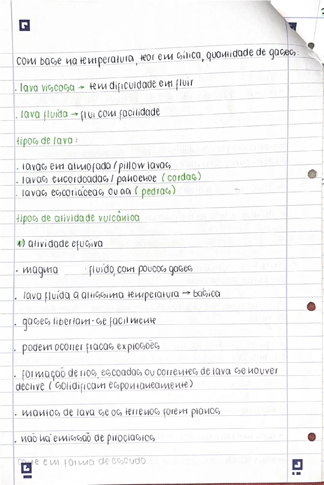 Geologia Vulcanismo
3 tegie
→ Primario ou eruptivo - na erupçoes vulcânicas
→ Secundario ou residual - relacionados com energia termica
emit