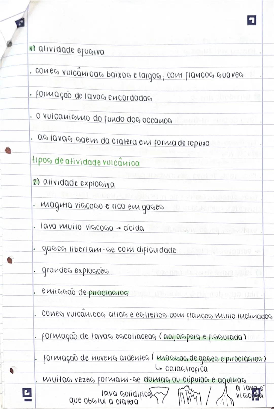 Geologia Vulcanismo
3 tegie
→ Primario ou eruptivo - na erupçoes vulcânicas
→ Secundario ou residual - relacionados com energia termica
emit