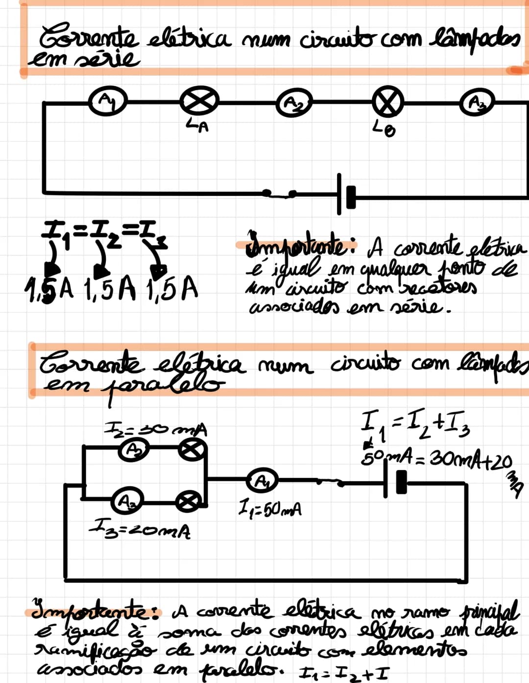 --- OCR Start ---
Corrente elétrica
Características da corrente elétrica
A espessura de um condutor avalia-se
pela área da sua secção reta.
