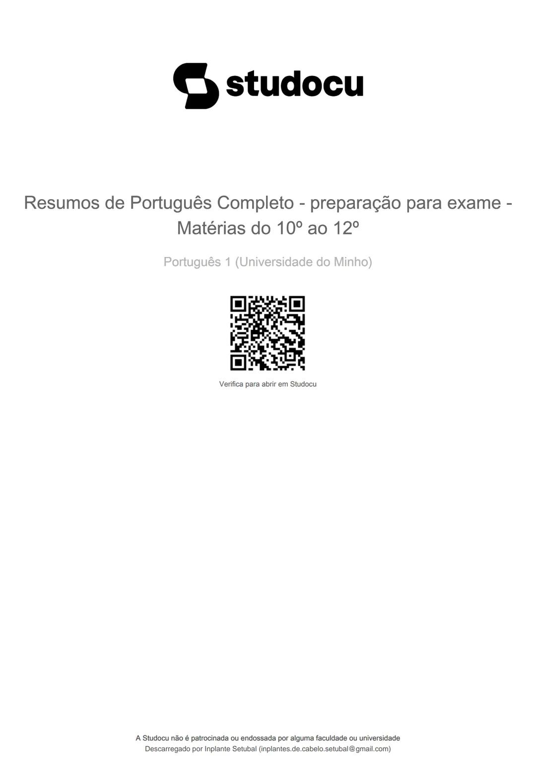 Resumo Completo para o Exame