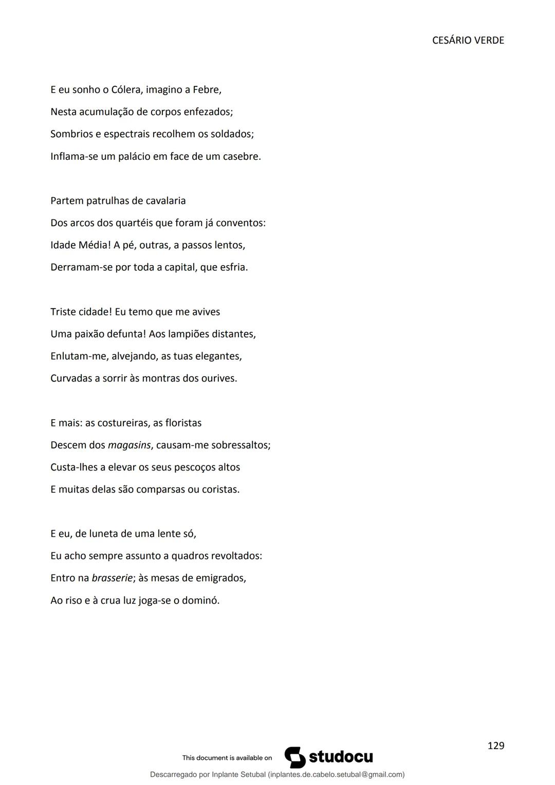 studocu
Resumos de Português Completo - preparação para exame -
Matérias do 10° ao 12°
Português 1 (Universidade do Minho)
Verifica para abr