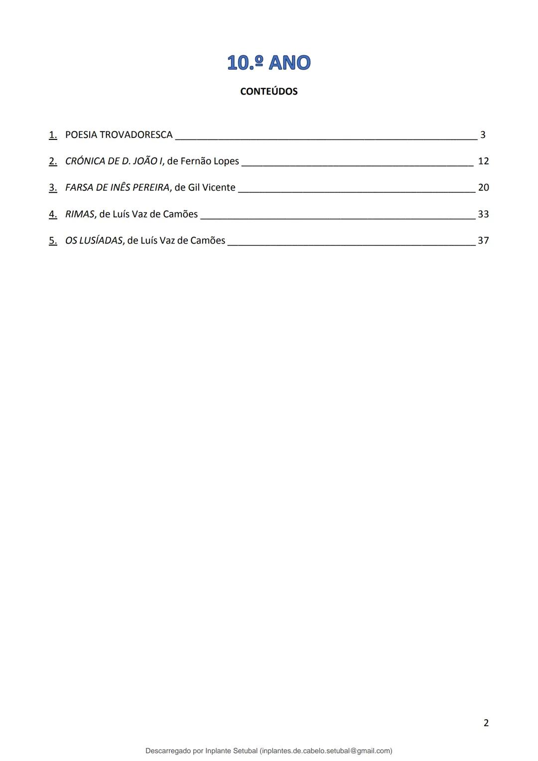 studocu
Resumos de Português Completo - preparação para exame -
Matérias do 10° ao 12°
Português 1 (Universidade do Minho)
Verifica para abr