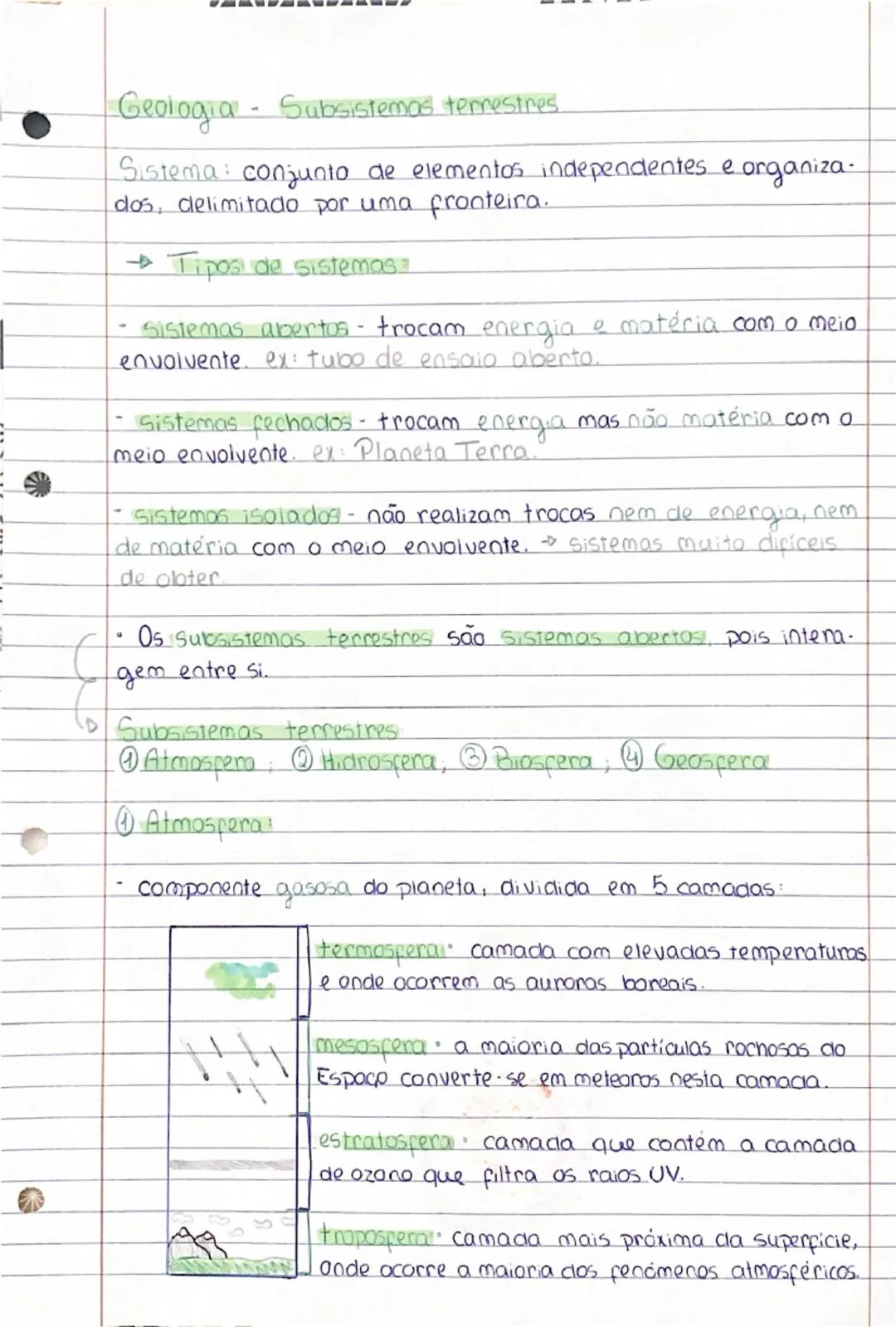 Subsistemas Terrestres: Introdução e Importância