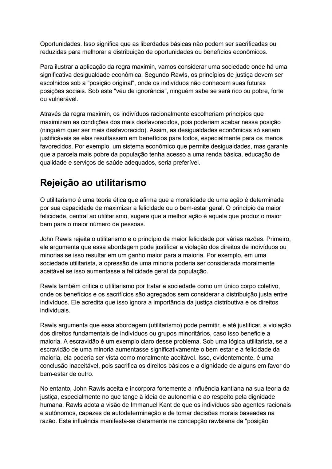# Teoria da Justiça de John Rawls e Temas
Relacionados

# O Contrato Social e a Teoria da Justiça

O contrato social na concepção política s