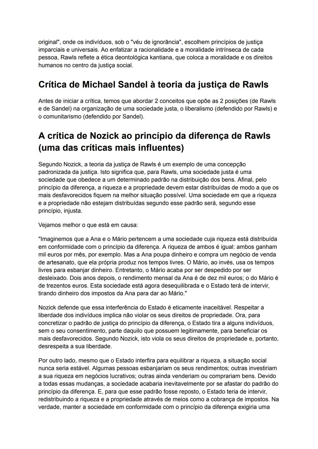 # Teoria da Justiça de John Rawls e Temas
Relacionados

# O Contrato Social e a Teoria da Justiça

O contrato social na concepção política s