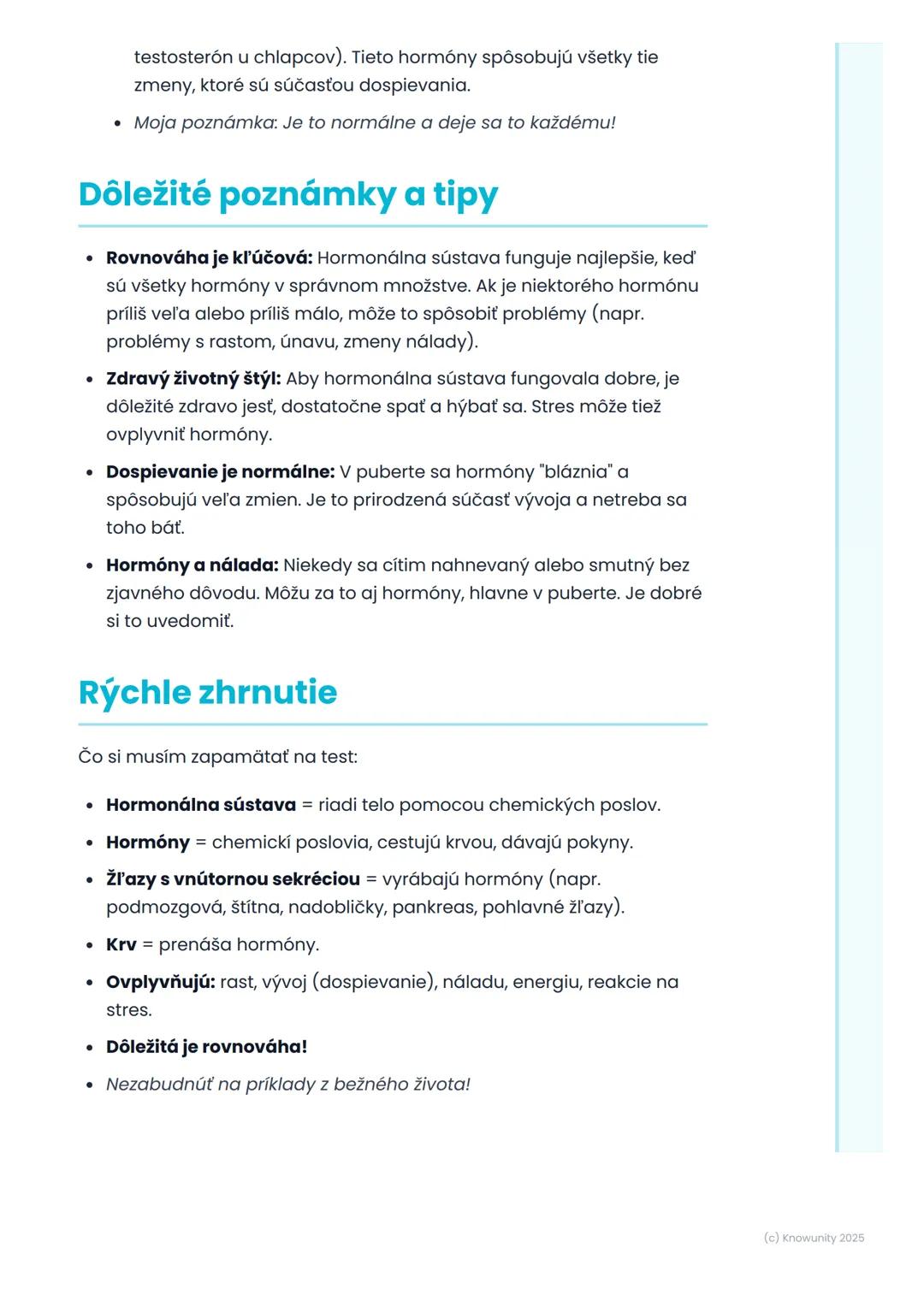 # Hormonálna sústava

## Úvod do hormonálnej sústavy

Hormonálna sústava je ako tajný riadiaci systém v našom tele. Používa
špeciálne chemic