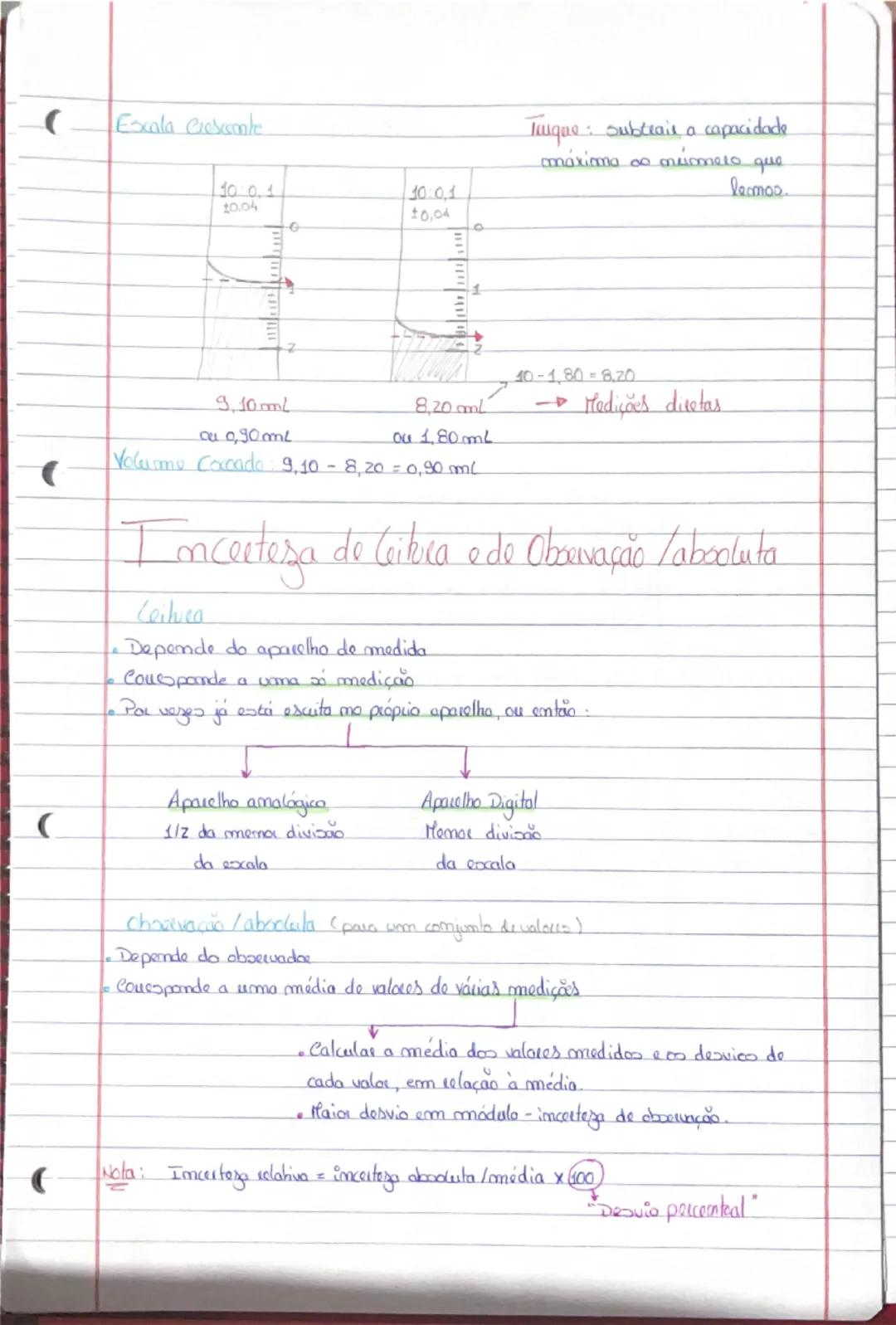 Fisica e Quimica (10° ano) (caderno 10 cm)
Quimica 10° ano
Algarismos Significativos
Um algarismo significativo é um algarismo que realmente