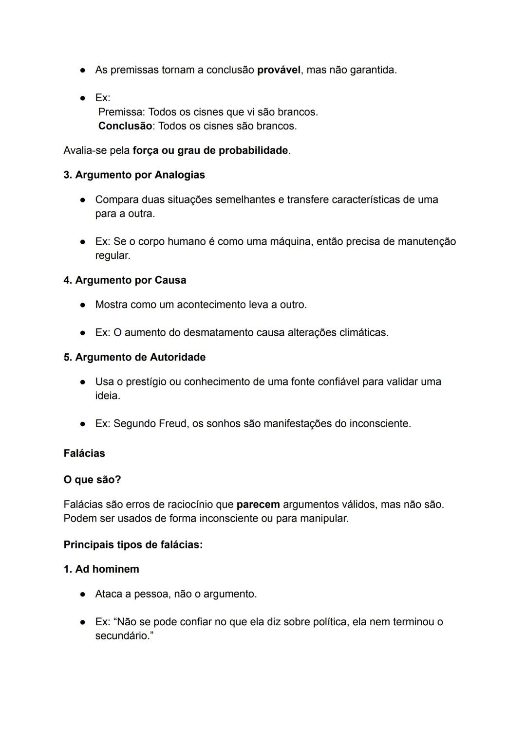 Lógica:
Argumentação e Tipos de Argumentos
O que é argumentar?
Argumentar é apresentar razões para defender uma ideia, convencer alguém ou
j