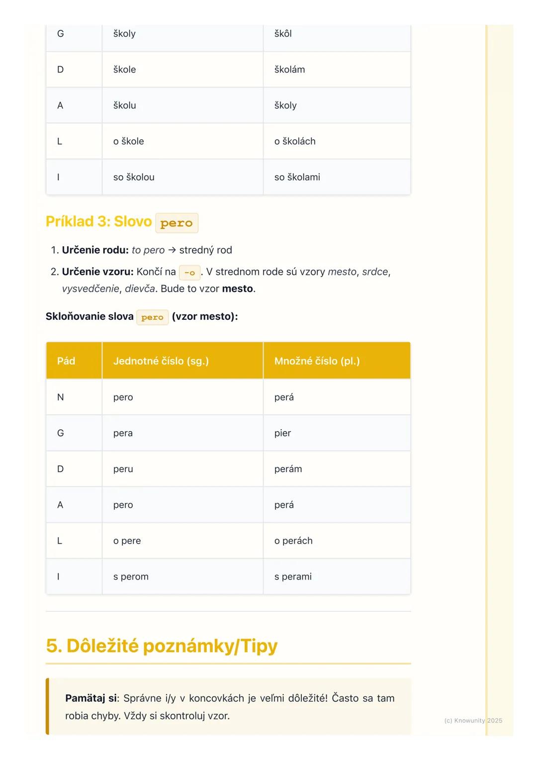 # Podstatné mená

## 1. Prehľad podstatných mien

Podstatné mená sú veľmi dôležité slová v slovenčine. Pomenúvajú všetko okolo
nás osoby, zv