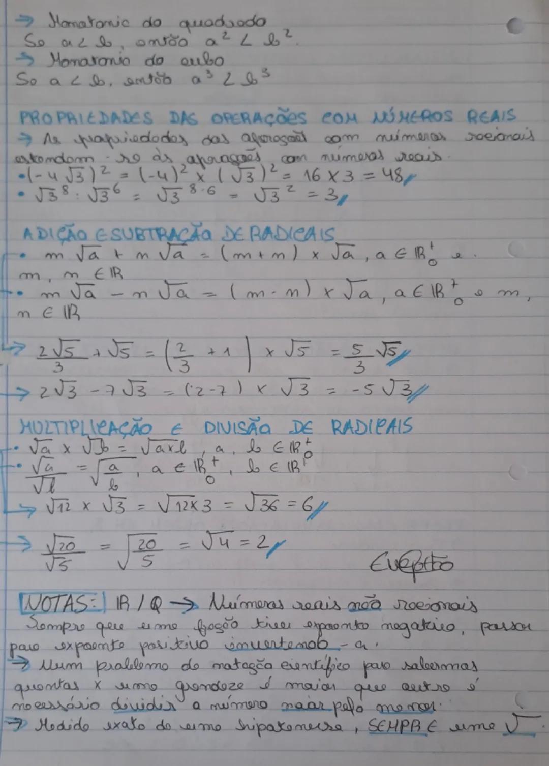 DÍZIMAS FINITAS & INFINITAS, NÚMEROS REAIS
→ Um número diz- so racional queendo pode ser so
presentoob yar veme fragão em que a numeradar so