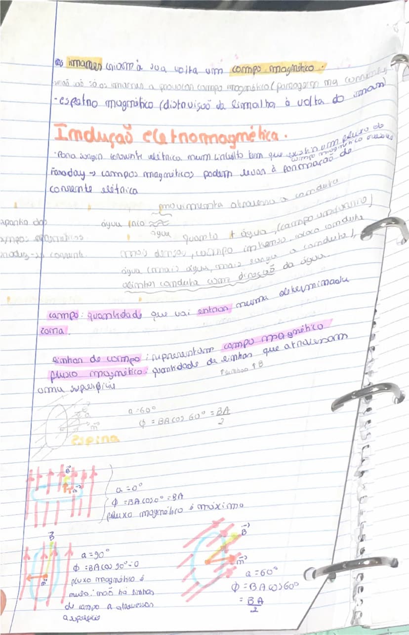 --- OCR Start ---
Osulação
Ondas & eletromaymatismo
Simal Rentunbação do ameio num pornto
Pentunbaças origina a anducanda so que se vê l
nam