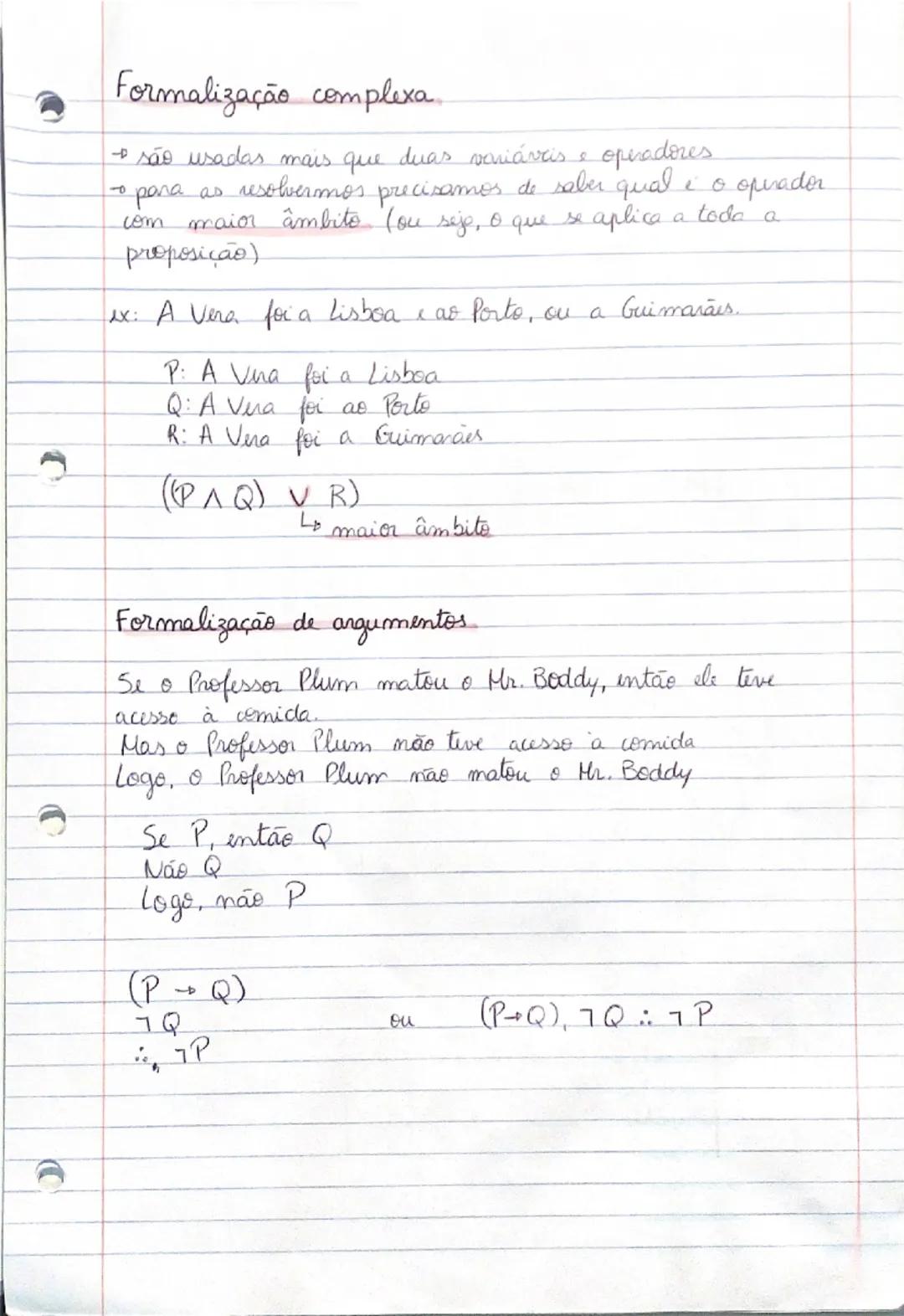 # Logica proposicional.

Linguagem da logica proporsicional clássica

• António vai jantar fora & proposições simples
António vai ao cinema
