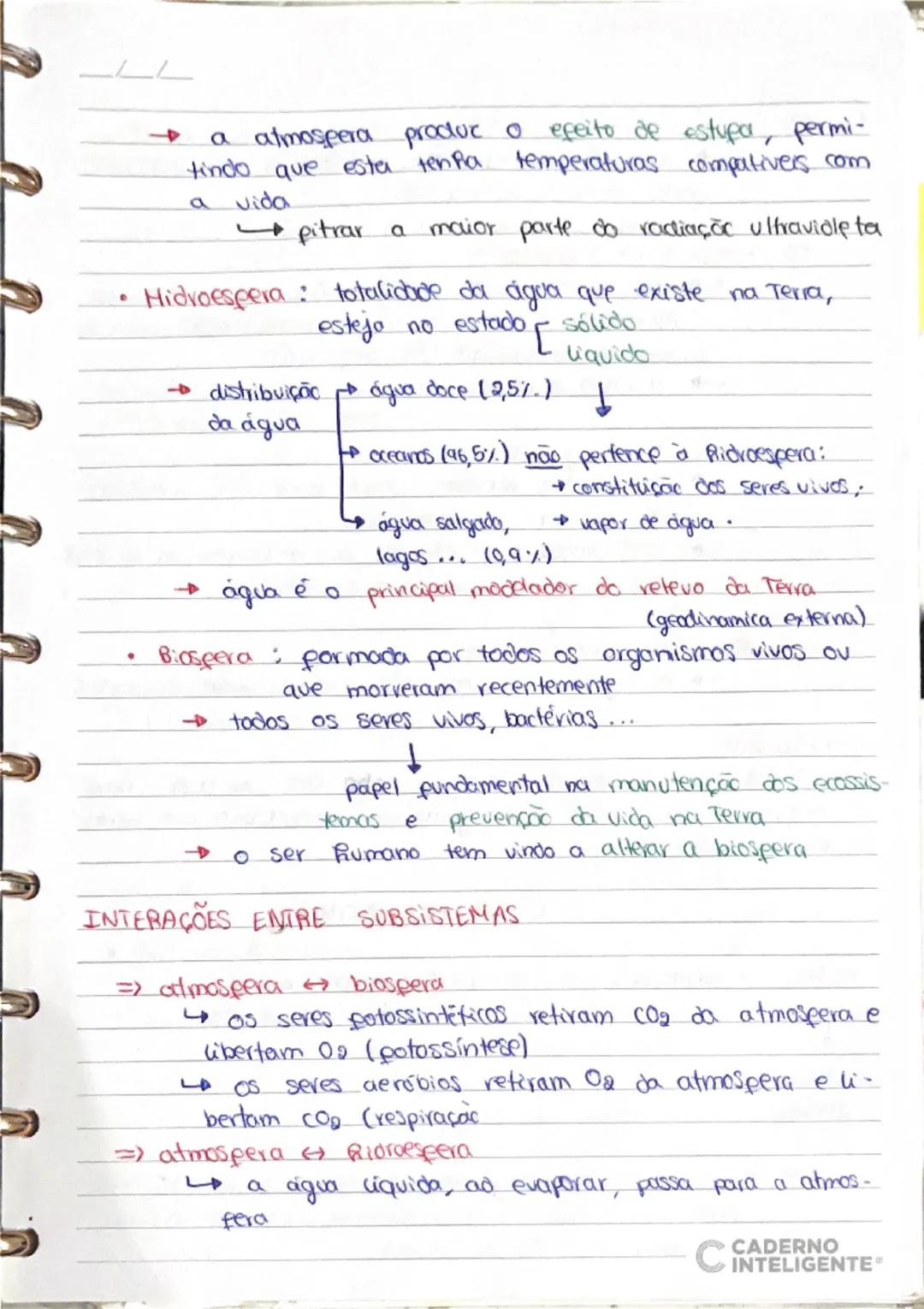 --- OCR Start ---
PLANETA TERBA
SUBSISTEMAS TERRESTRES
funciona como um.
sistema
↑
porção limitada do universo constituida.
por um conjunto 