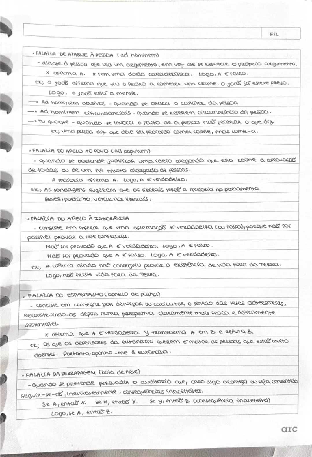 --- OCR Start ---
logica
FIC
• Estudo dos principios do Raciocínio e argumentos coreetos, que ajuda a icientificciR
Regras e padroei. Não sã