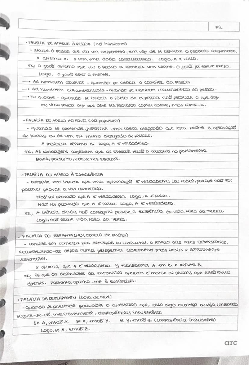 --- OCR Start ---
logica
FIC
• Estudo dos principios do Raciocínio e argumentos coreetos, que ajuda a icientificciR
Regras e padroei. Não sã