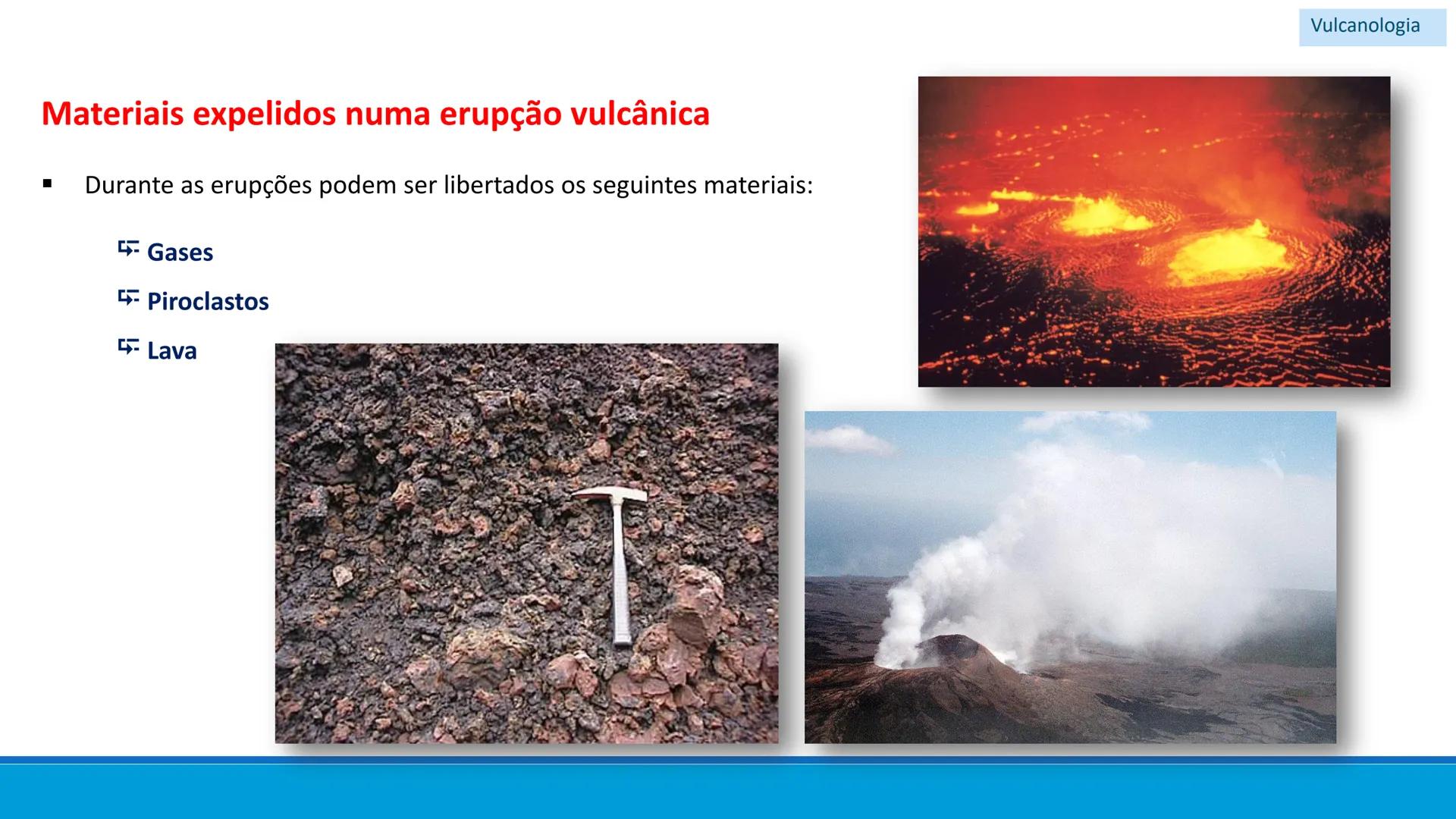 # GEOLOGIA

# 10 # Vulcanismo - A Vulcanologia é a ciência responsável pelo
estudo da formação, distribuição e classificação
dos fenómenos v