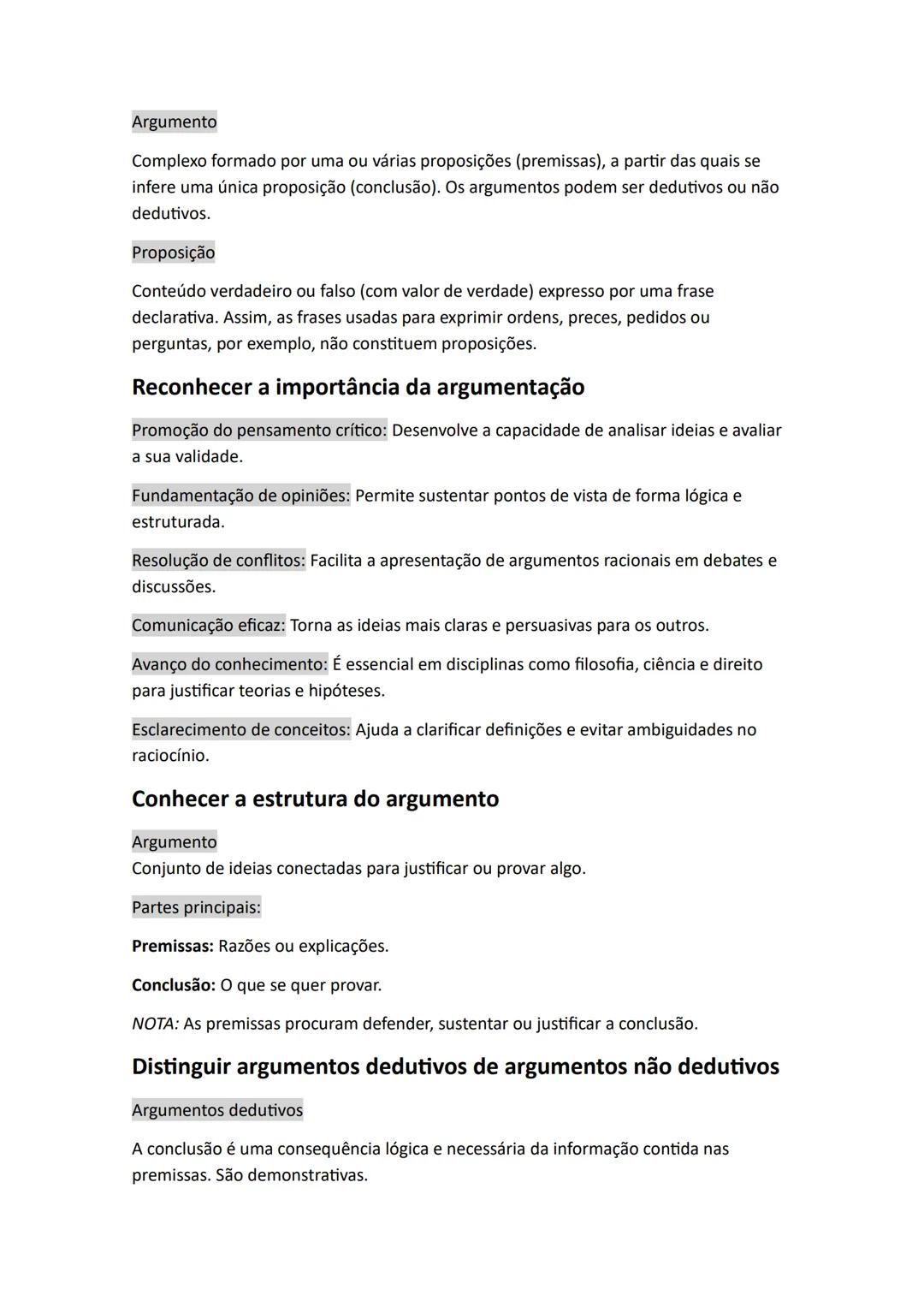 RESUMO DE FILOSOFIA

Definir lógica

Disciplina filosófica que estuda a distinção entre argumentos corretos ou válidos e
incorretos ou invál