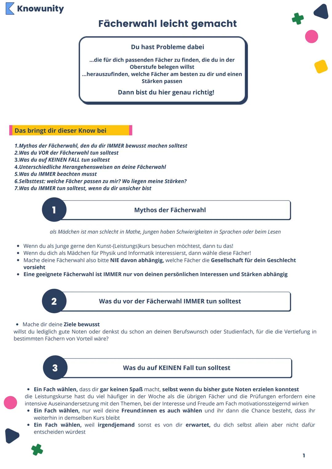 # Knowunity

# Fächerwahl leicht gemacht

Du hast Probleme dabei

...die für dich passenden Fächer zu finden, die du in der
Oberstufe belege