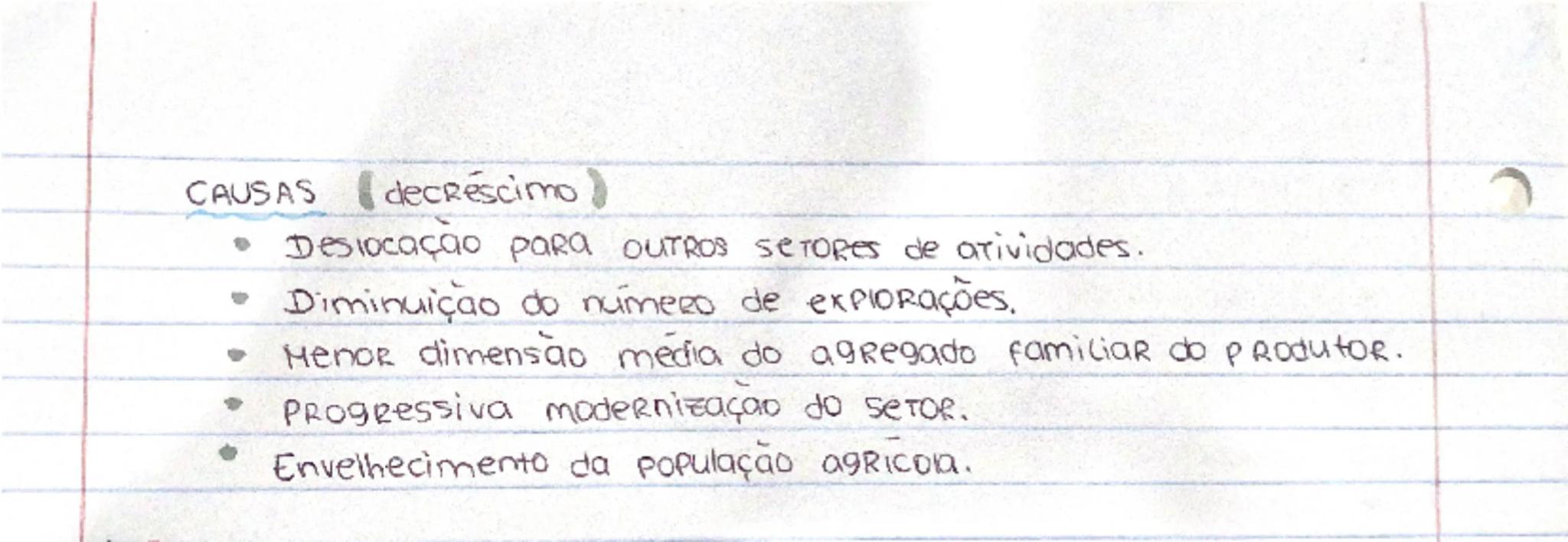 # Espaços Rurais em mudança

As fragilidades do sistema agrário

• A par da importância alimentar, soma-se um contributo
inestimavel a nivel