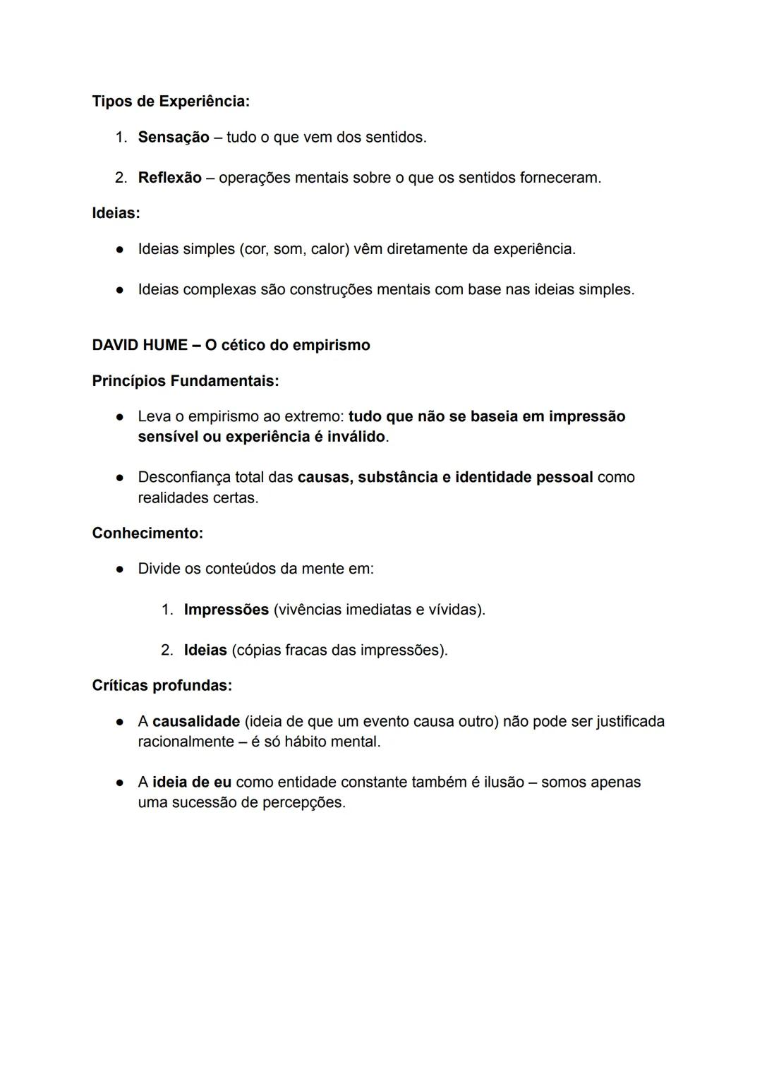 RACIONALISMO - René Descartes (século XVII)
Princípios Fundamentais:
- Razão como fonte principal do conhecimento.
- O conhecimento verdadei