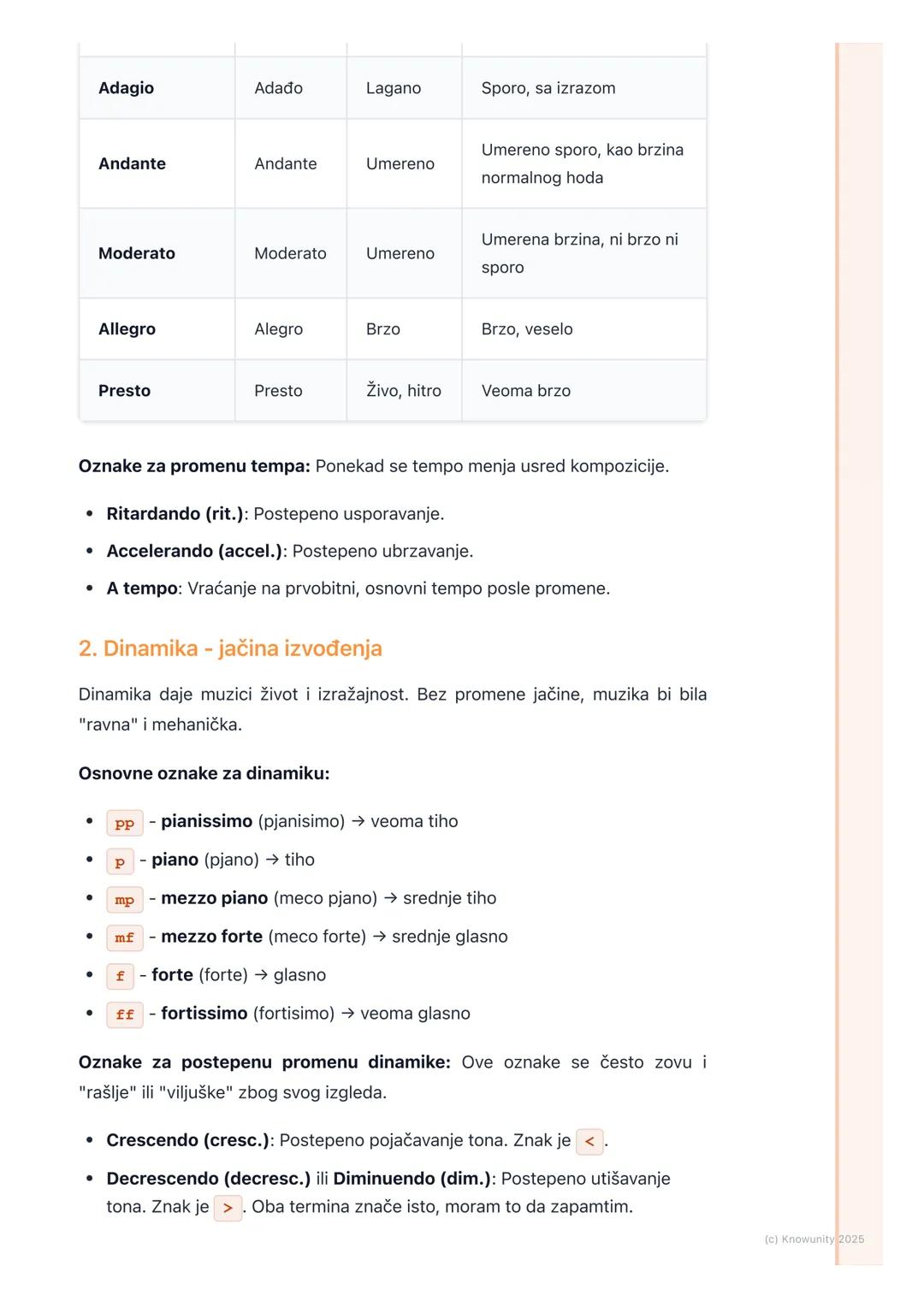 # Muzički znaci i oznake

Uvod u muzičke znake i oznake

Muzički znaci i oznake su kao uputstva koja kompozitor ostavlja izvođaču. Nije
dovo