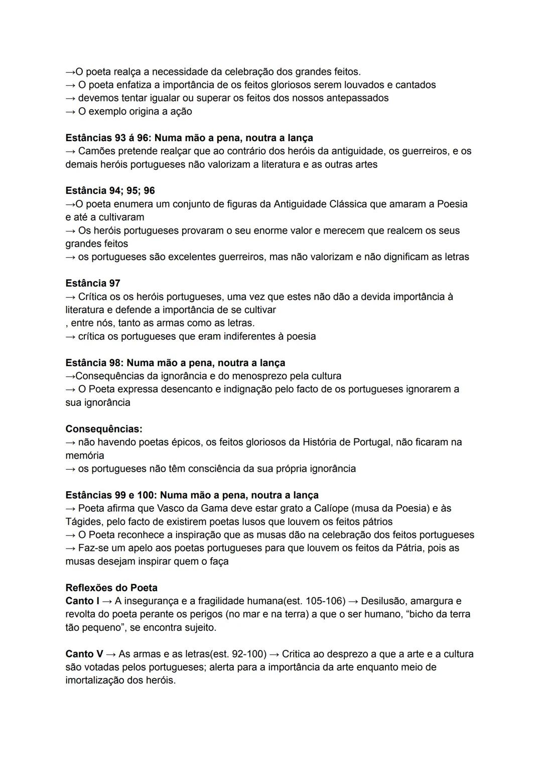 Os Lusíadas
É uma epopeia
Como Camões eleva os Portugueses como heróis?
→Camões eleva os portugueses a heróis ao retratar a epopeia das viag
