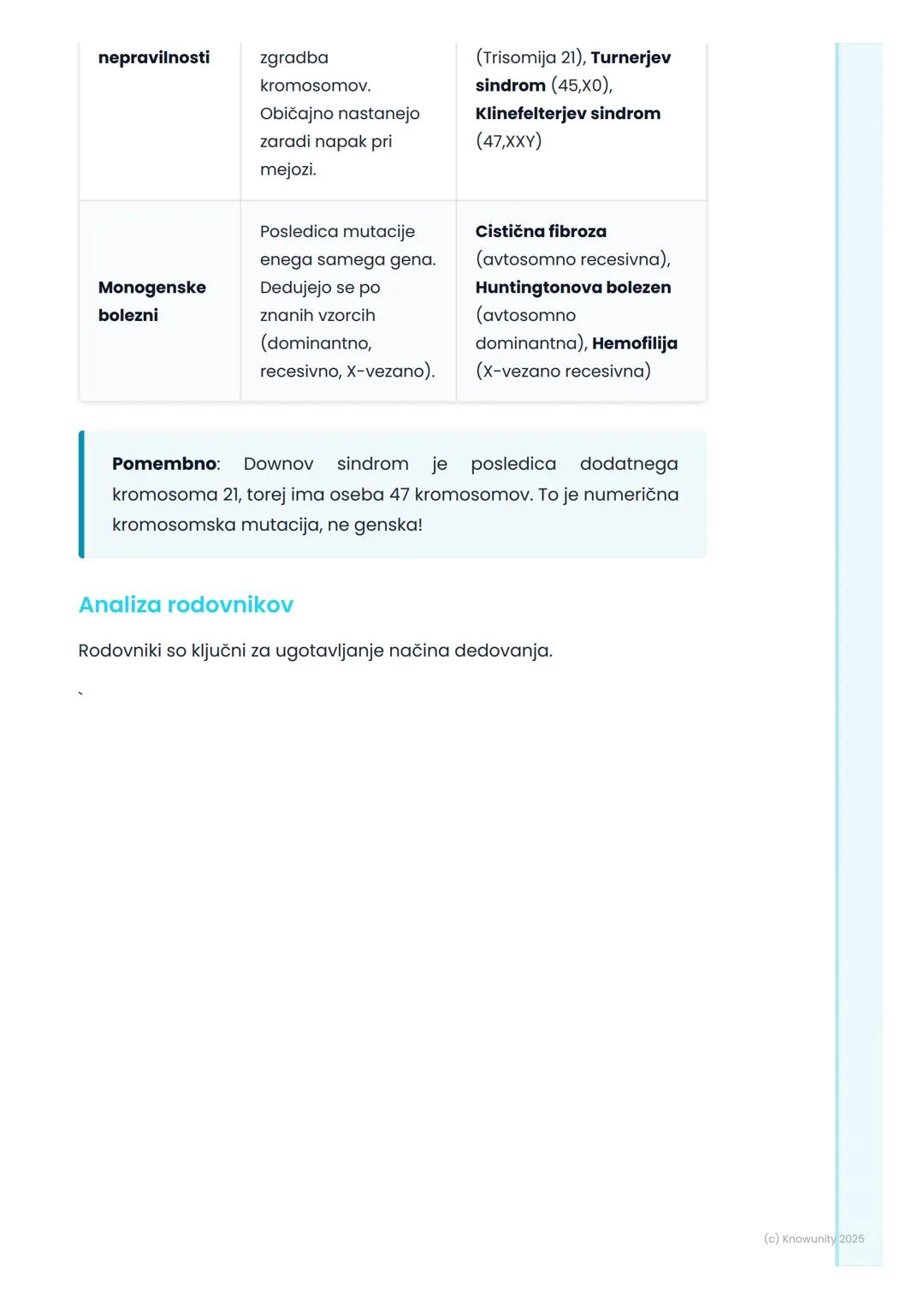 # Človeška genetika in
biotehnologija

Človeška genetika - osnove

Človeška genetika preučuje dedovanje lastnosti pri ljudeh. To vključuje
v