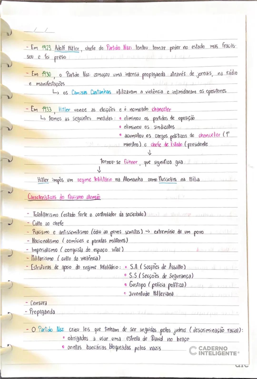- O fascismo italiano e alemão -

- Nos anos 20, Itália vivia uma profunda crise económica: 
  - subida de preços
  medo da expansão comunis
