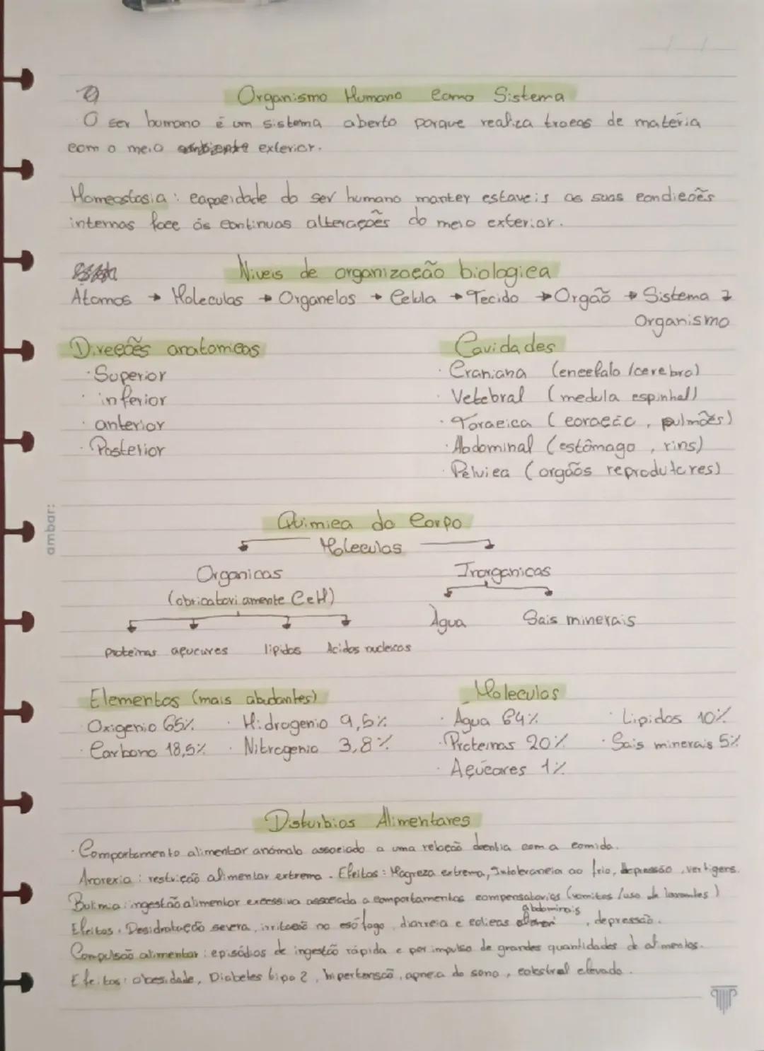 ambar:
# Organismo Humano Como Sistema
O ser bumano é um sistema aberto porque realiza trocas de matéria
eom o meio anbiente exterior.

Home