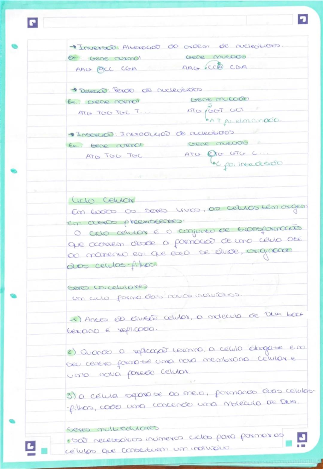 # Biologa

DUA e conoscituido por:
*   Cona fencose Desorribose.
*   boses nitrogenooos: Citosino (0) / Guanina (G)/
    Adenina (A) e Timin
