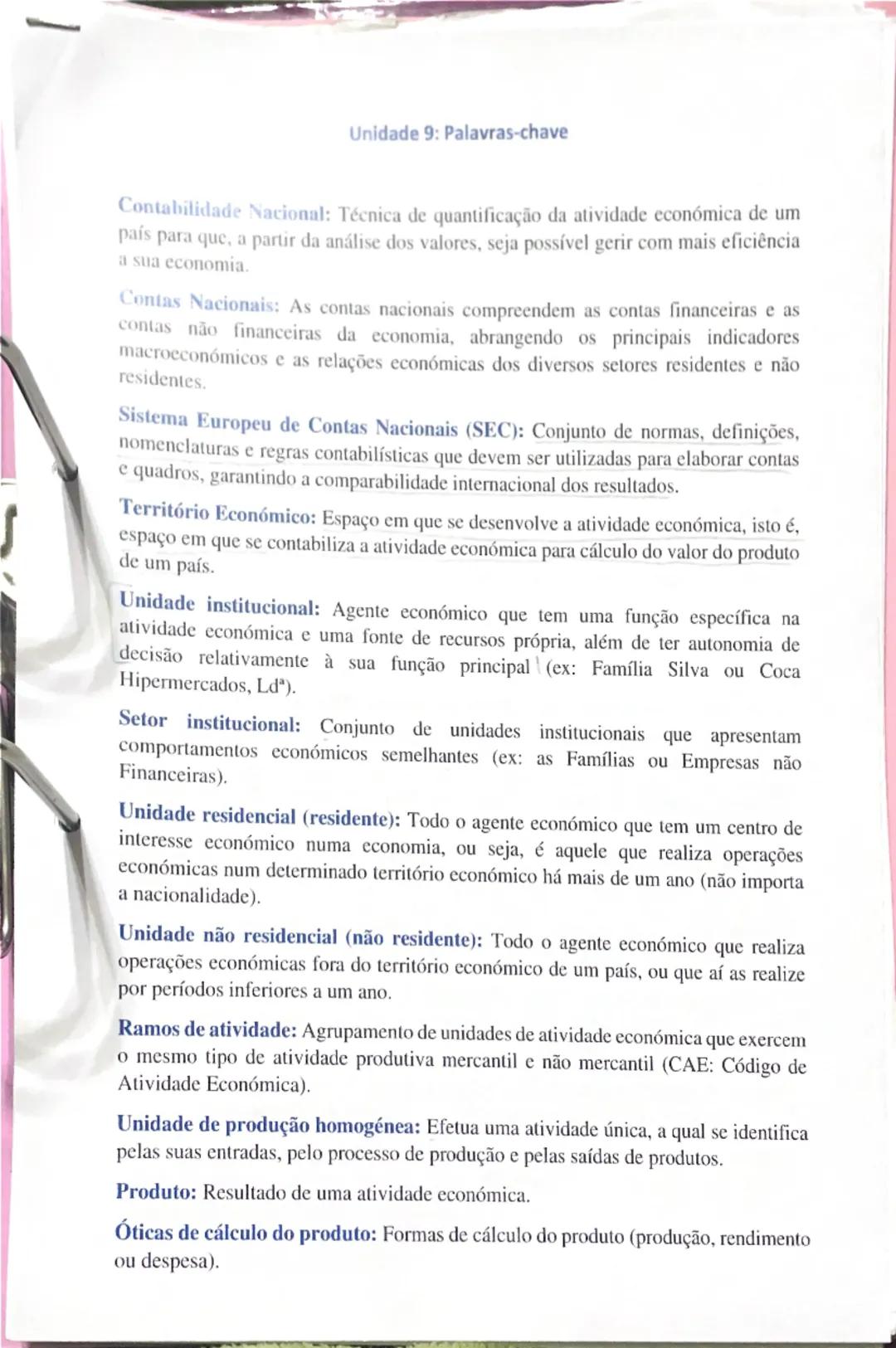 --- OCR Start ---
ao sento do
ESQUEMA-SÍNTESE: A Contabilidade Nacional
O que é a Contabilidade Nacional?
E o conjunto de contas e
de quadro