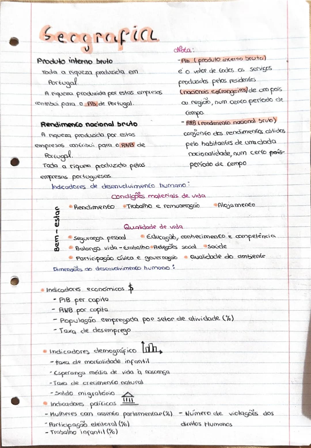 Geografia produto bruto e etc…