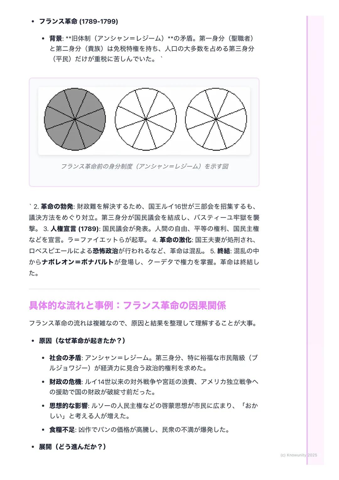 # 絶対王政と市民革命

## 絶対王政と市民革命の概要

16世紀から18世紀のヨーロッパでは、国王が強い権力を持つ絶対王政が成立し
た。しかし、商工業の発達で力をつけた市民階級 (ブルジョワジー)が、自由や
平等を求める新しい考え方 (啓蒙思想)に影響され、国王の支配に反発。