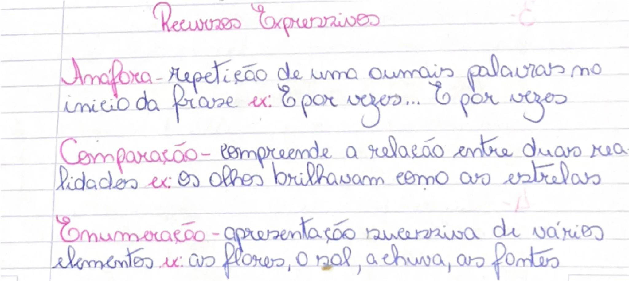 Metáfora-relação de equivalência ou de amab-
é fogo que arde
gia entre dois termos ex: O amor e
Omomateia-criação de novas palavras, a parti