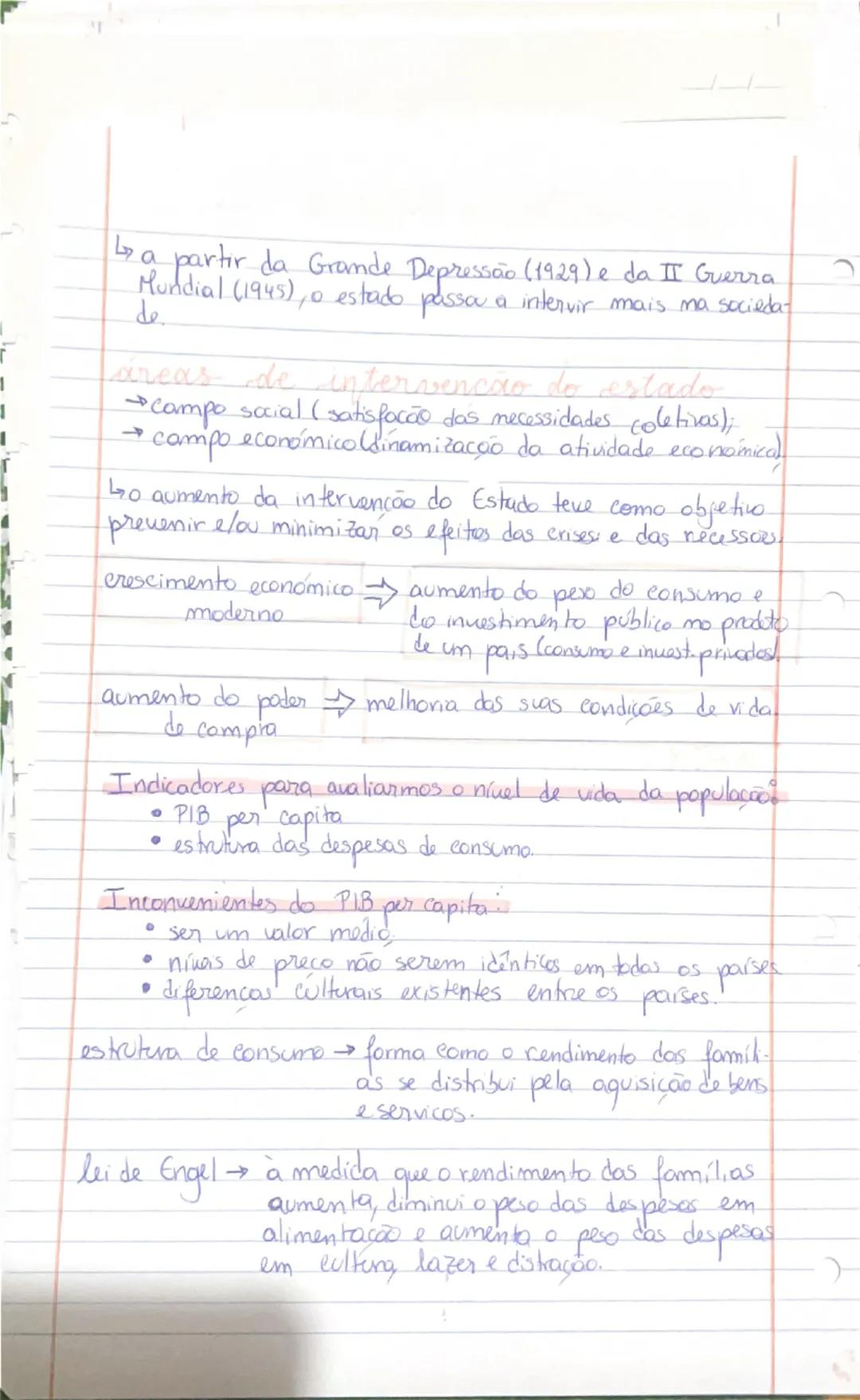 --- OCR Start ---
D
ec
Crescimento e desenvolvimento.
crescimento económico
desenvolvimento (económico).
• social da população de cada país
