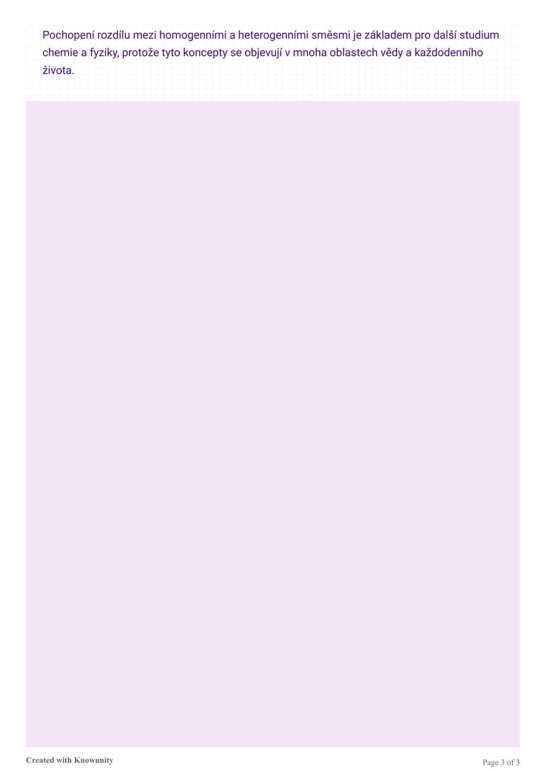 Homogenní a heterogenní směsi
látek
Vysvětlení, definice a příklady homogenních a heterogenních směsí látek jednoduše a
srozumitelně.
Směsi 