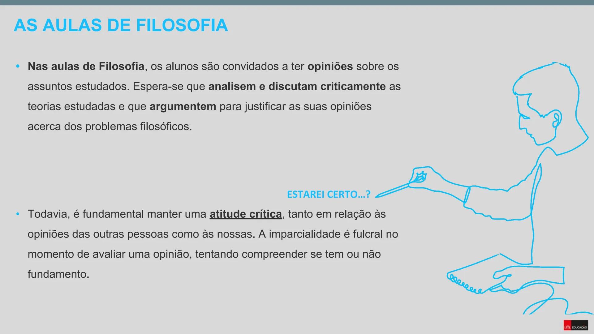 DÚVIDA
Capítulo 1
O que é a Filosofia?
As questões da Filosofia
FILOSOFIA
10.° ΑΝΟ
Sara Raposo
Carlos Pires
METODICA
LEYA EDUCAÇÃO O QUE É A