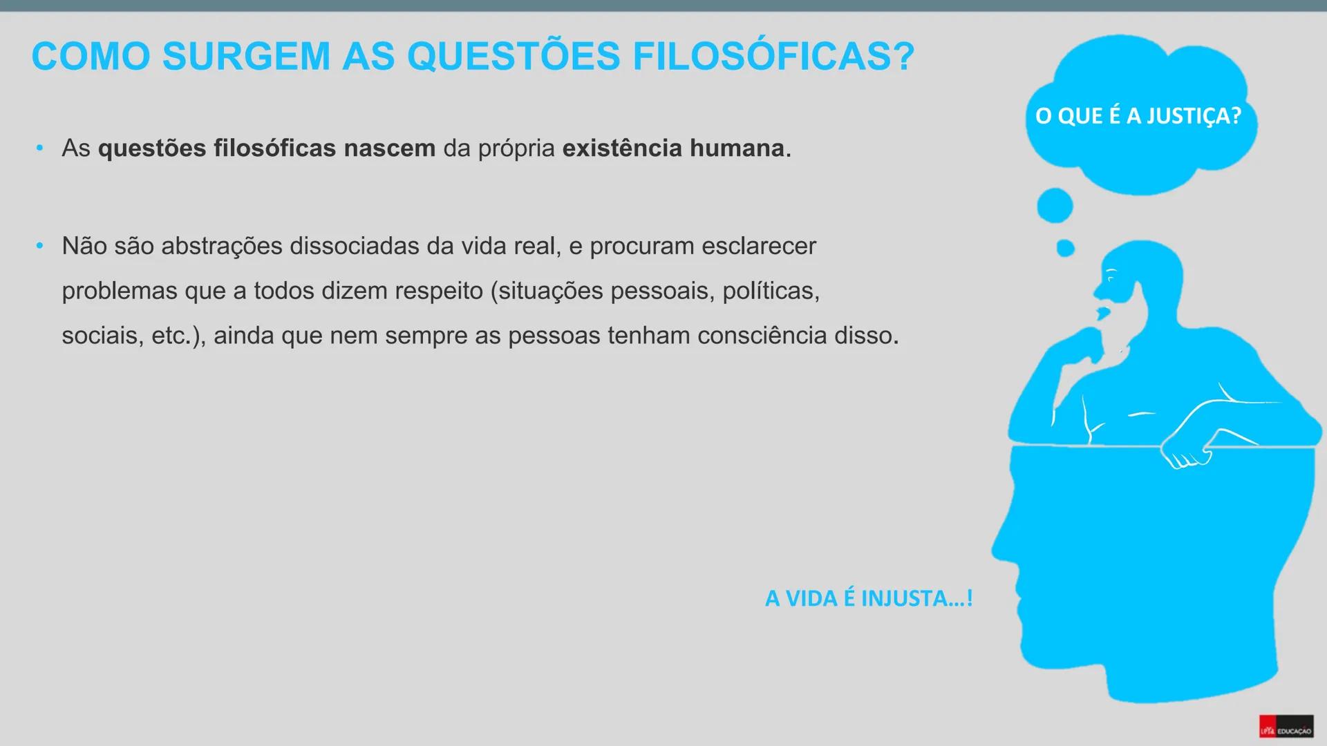 DÚVIDA
Capítulo 1
O que é a Filosofia?
As questões da Filosofia
FILOSOFIA
10.° ΑΝΟ
Sara Raposo
Carlos Pires
METODICA
LEYA EDUCAÇÃO O QUE É A