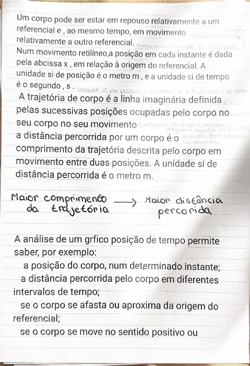 # Movimentos:

Um movimento é um corpo que pode está em repouso
relativamente a um referencial e, ao mesmo tempo, em
movimento relativamnete