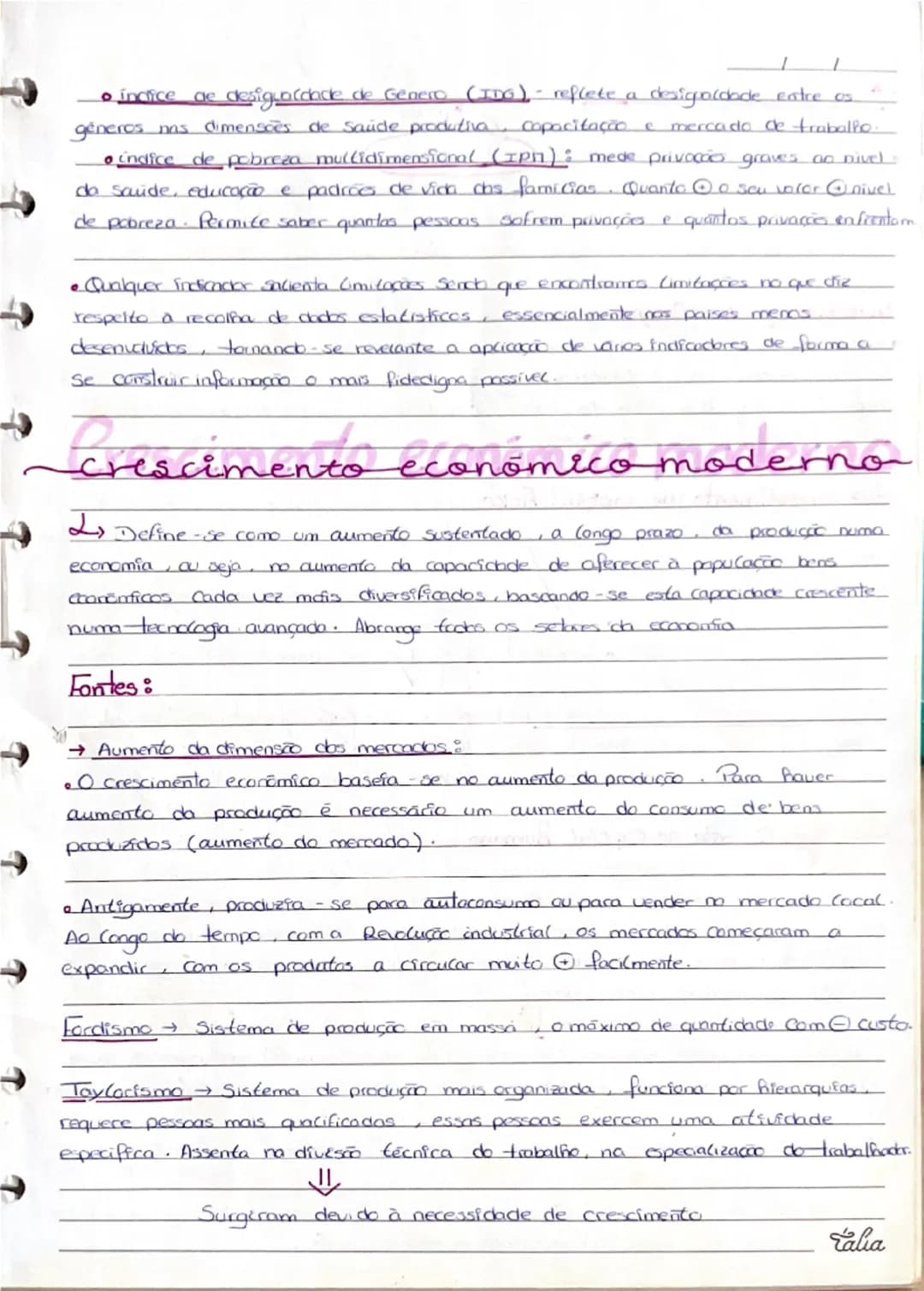 --- OCR Start ---
Crescimento económico
Penómeno quantFlaciuo → aumento da capacidade produtiva de um païs
(basea-se em números)
medido atra