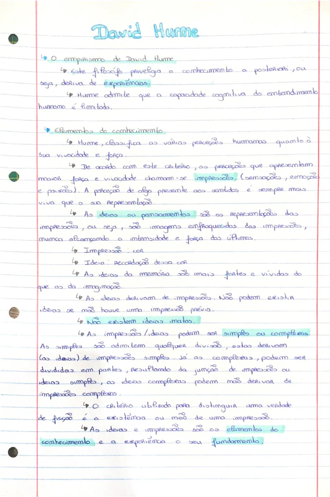 David Hume e la sua filosofia