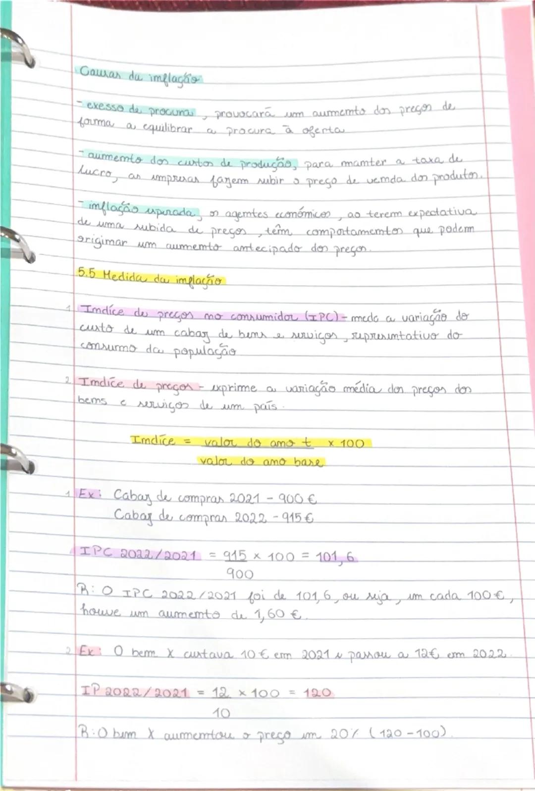 5 Moeda e imflação

5.1. Evolução da moedas

Troca direta - troca leita produto por produto

Troca imdirela - troca onde a morda è usadas co