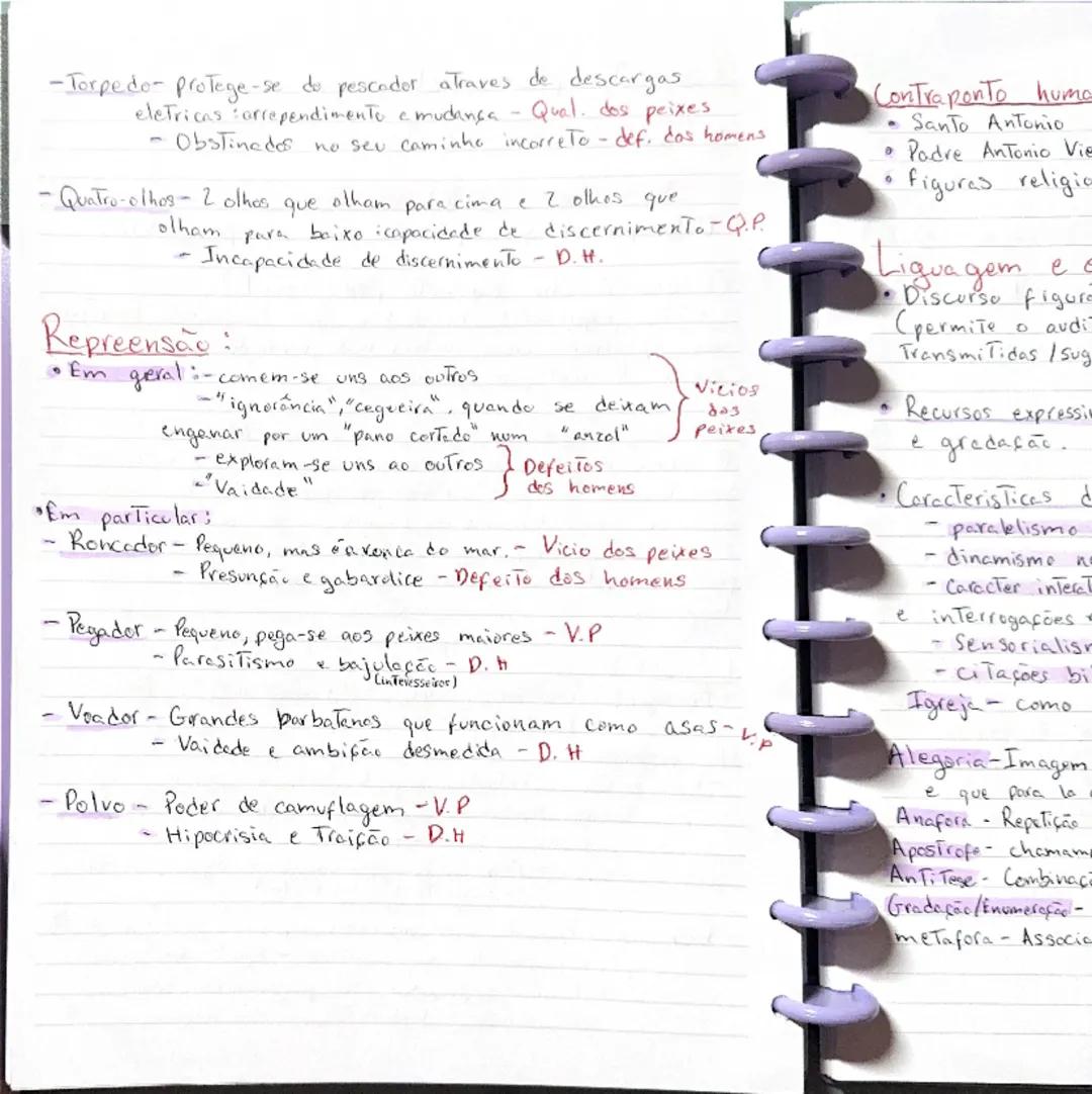 Portugués
Sermão de Santo Antonio (aos Peixes)
Contexto do Sermão:
Data: 13 de junho de 1654, Dia de Santo Antonio
Local: São Luis do Maranh