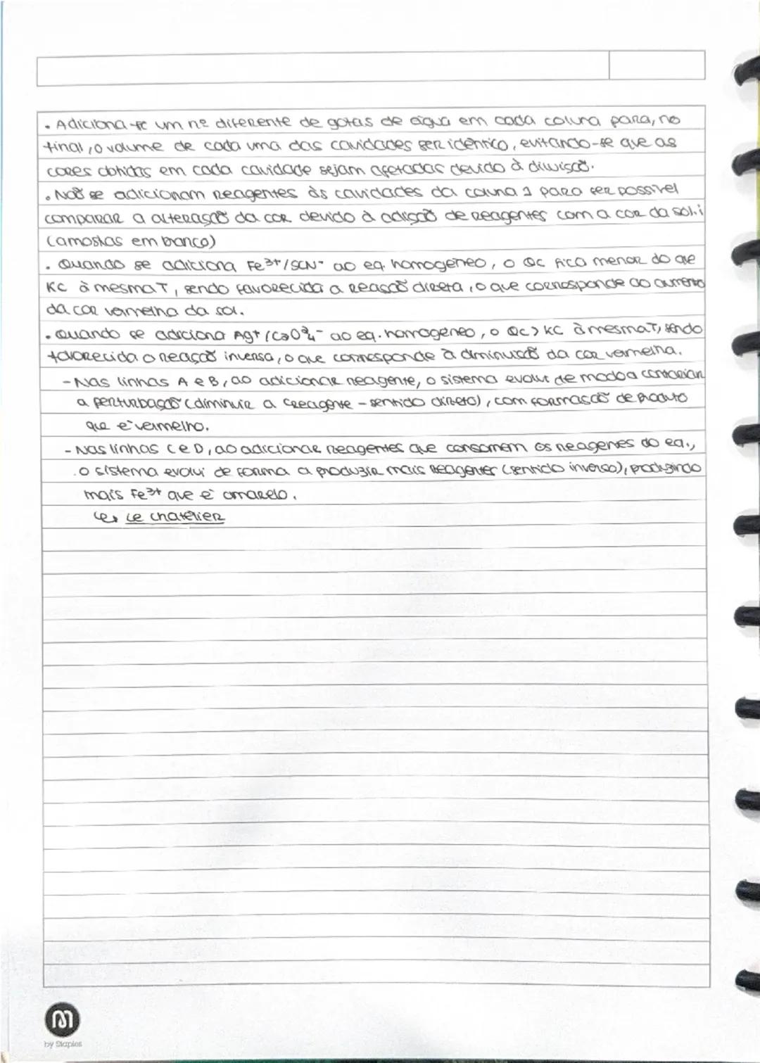 # EQUILIBRIO QUIMICO

- Sistemas homogeneos: formados por uma unica fase-nos se distinguem os seus
componentes

ex; soluções gasosas (ar) e 