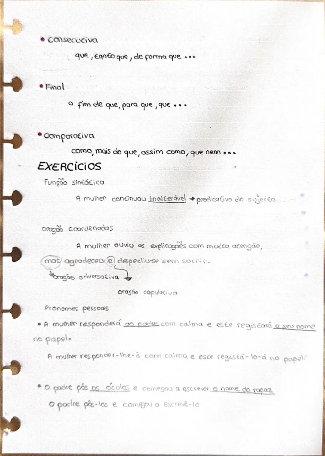 # PORTUGUÊS

* Classes de palavras:
- Adjetivo +Rica, cobrir...	Substantivo + aqueles que não derivam de outros
- Verbo + fazer, ir...	Inter