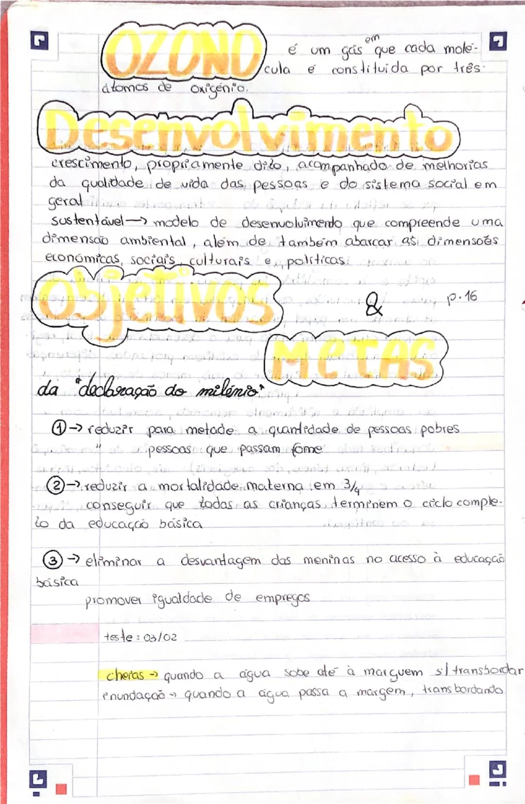 o ozono e o desenvolvimento